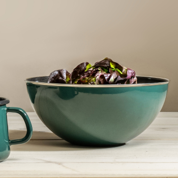Preview: Schüssel mit Edelstahlrand, Design TEAL Preview: Schüssel mit Edelstahlrand, Design TEAL